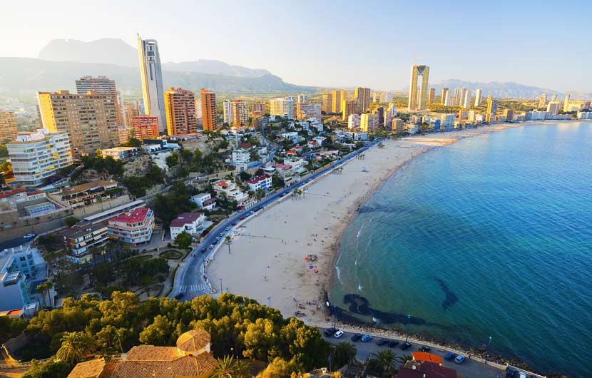 best areas benidorm