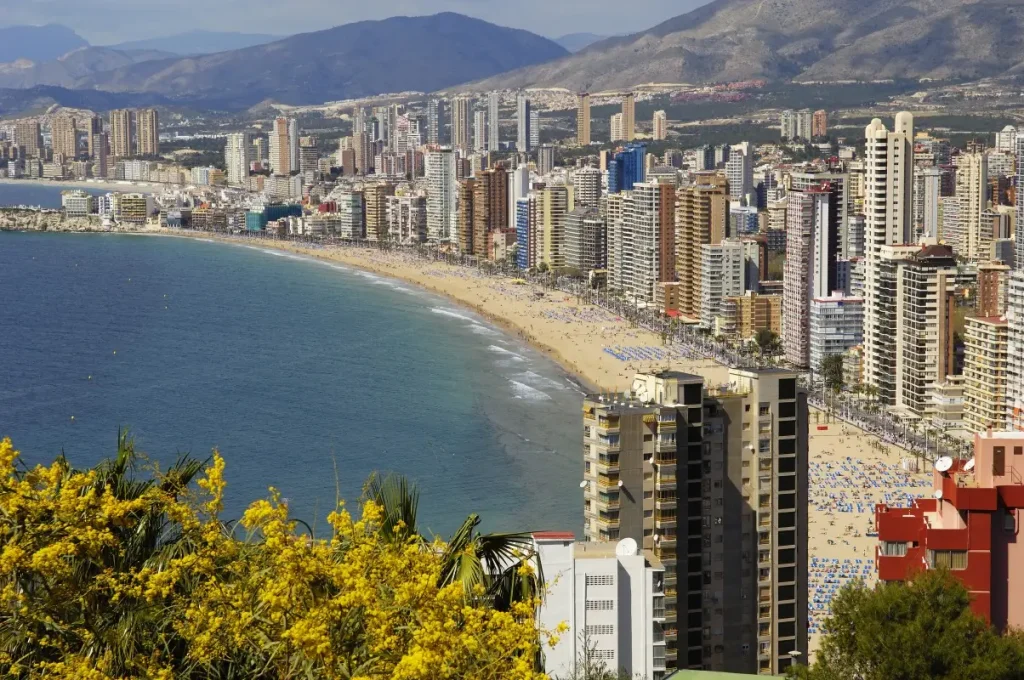 work near the beach Spain