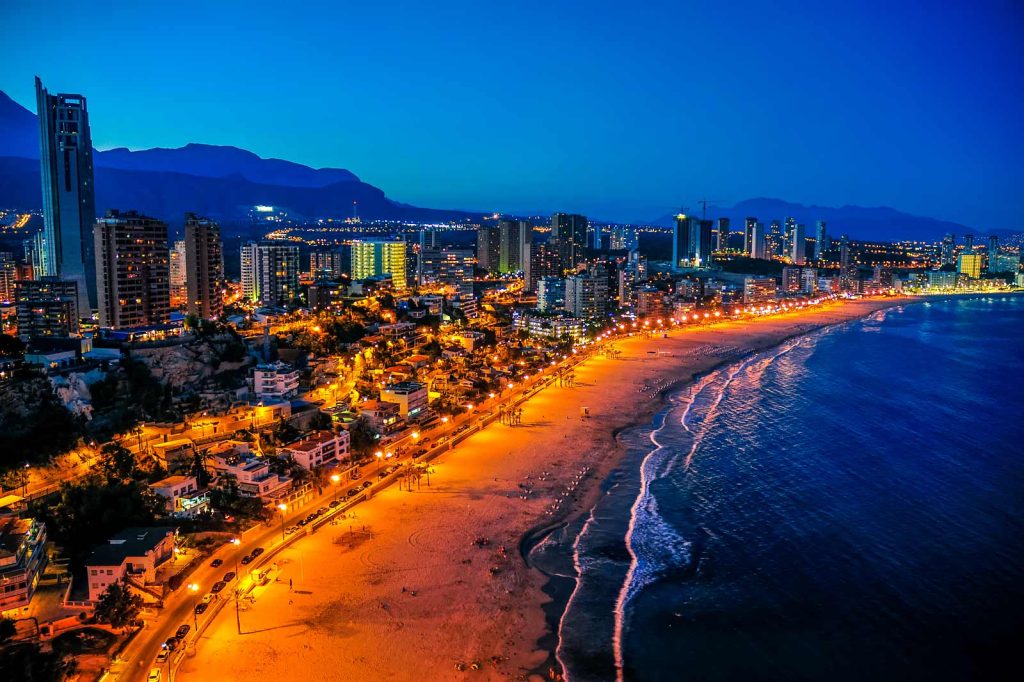 Levante area in Benidorm