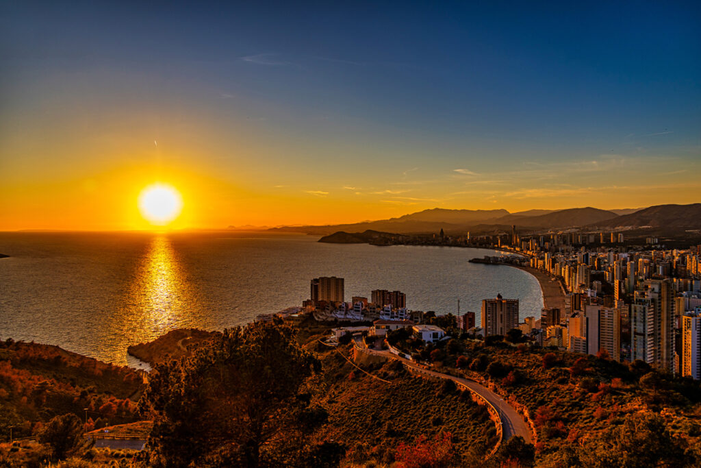 evening in Benidorm