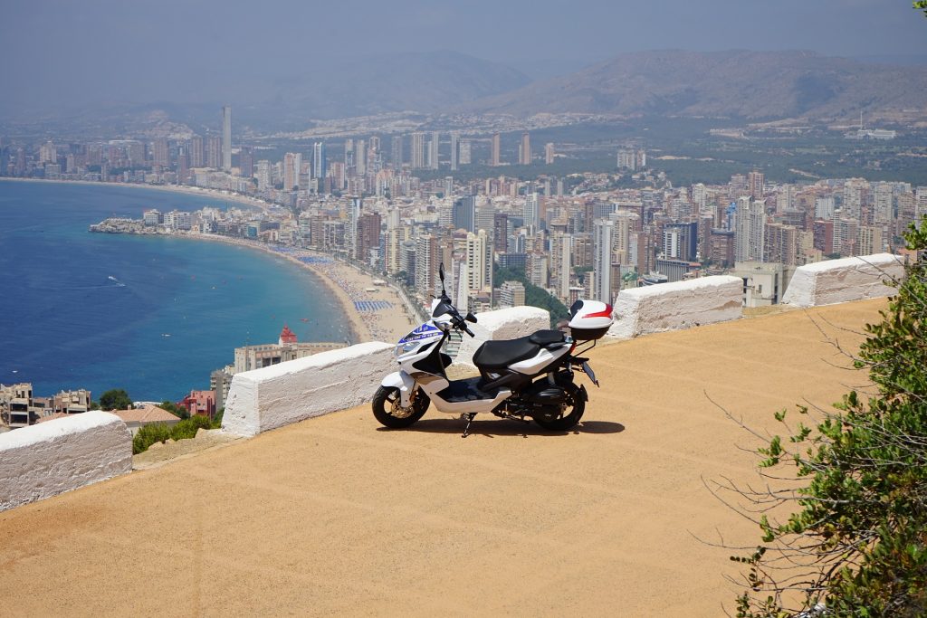 Motorbike in Benidorm