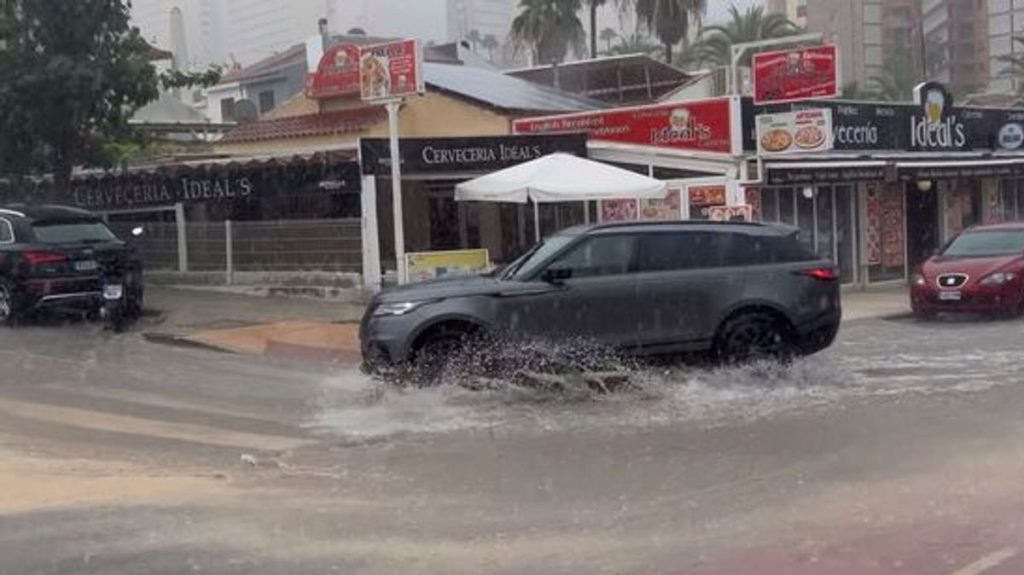 rain in Benidorm