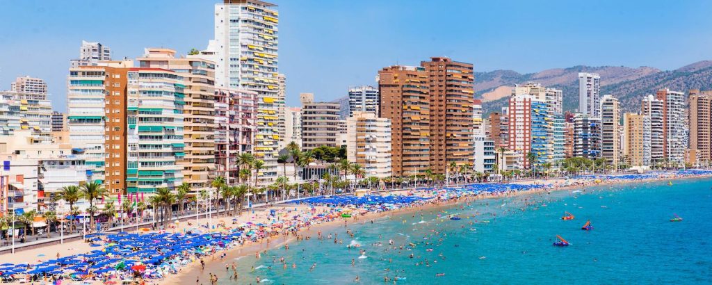 working in Benidorm with teams