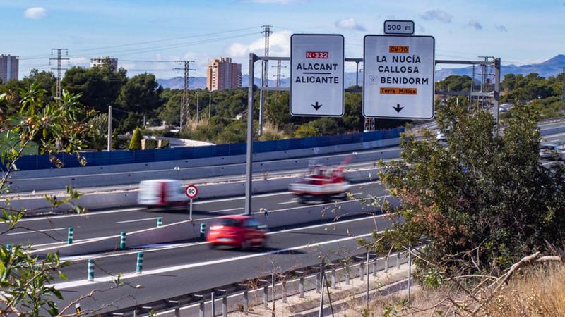 Car traffic Benidorm